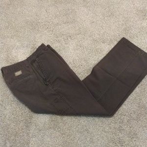 ⚡5/$25 Columbia  Y2K  gray high rise straight leg cargo pants 100% cotton